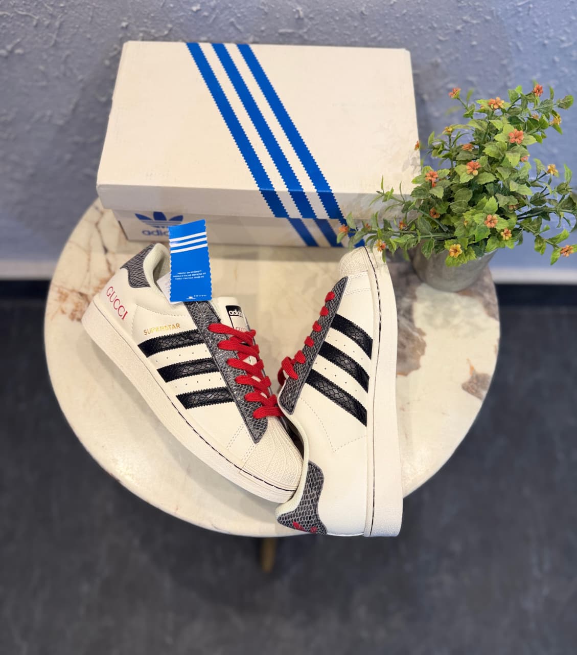 DIDAS ORIGINALS SUPERSTAR GUCCI X SUPREME